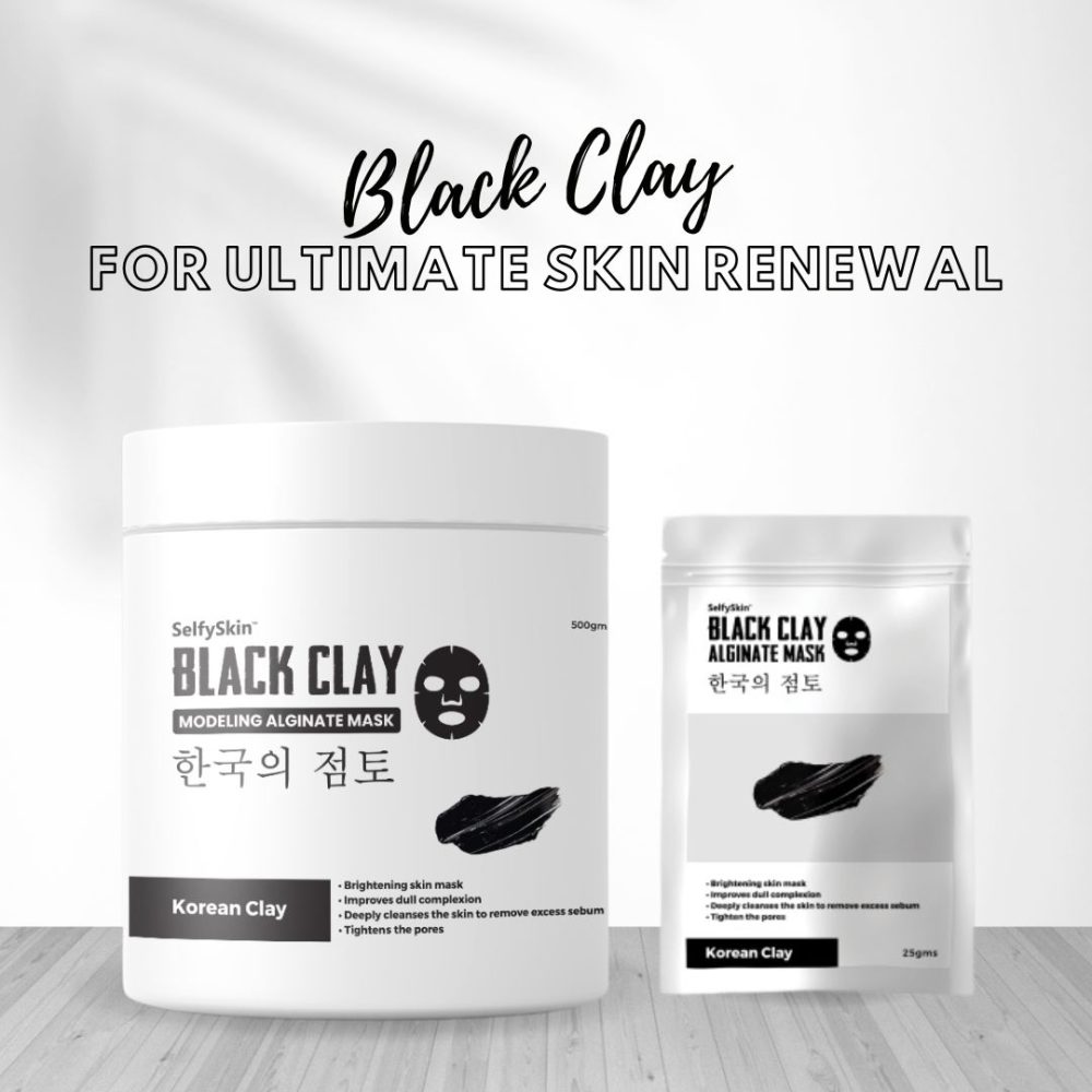 Black Clay Alginate Mask