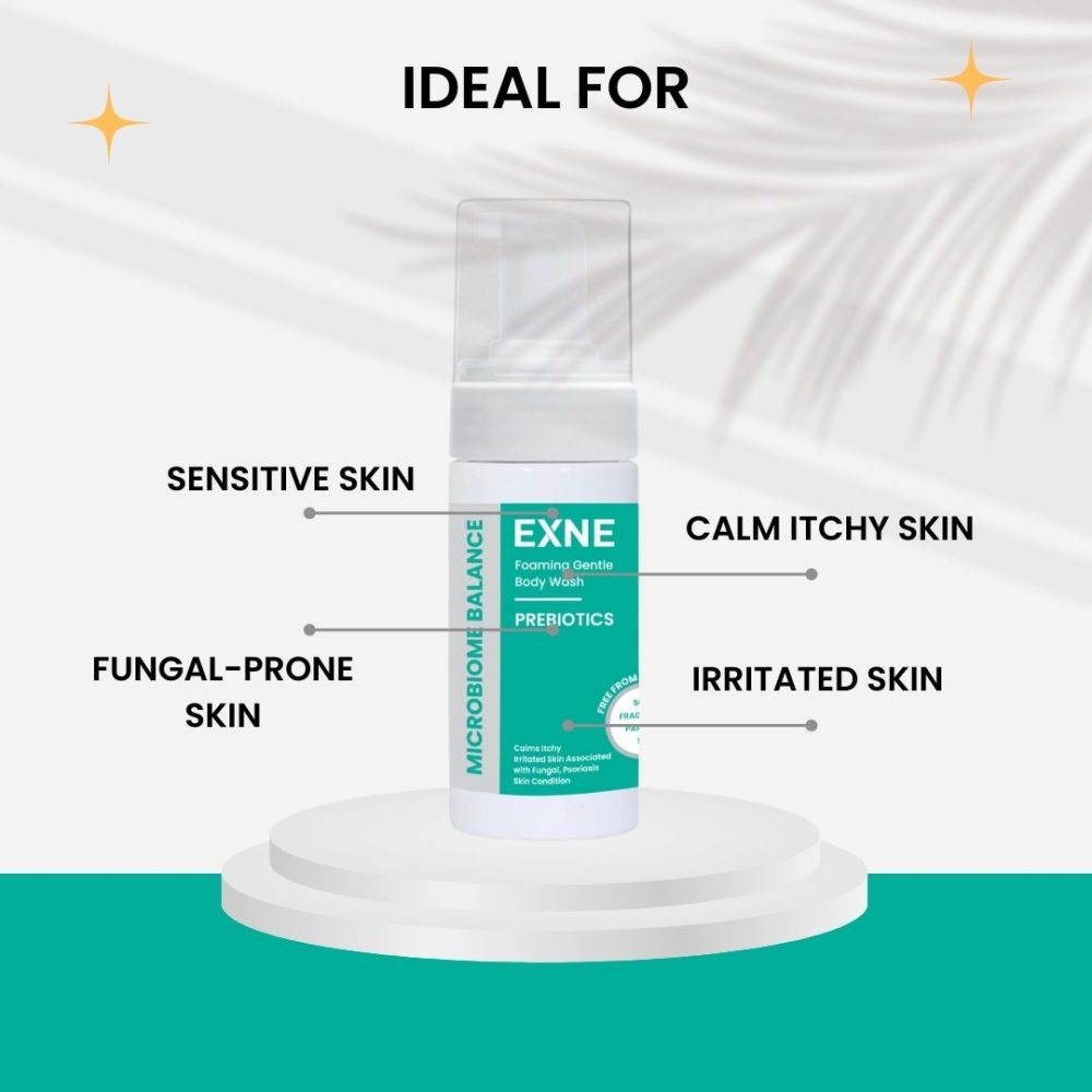 EXNE Foaming Gentle Body Wash – Prebiotics - Image 3