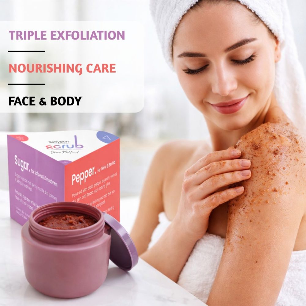 SelfySkin Scrub – Derma Medifacial (Salt • Pepper • Sugar)